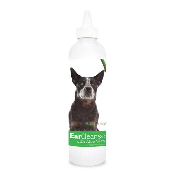 Healthy Breeds 8 oz Australian Cattle Dog Ear Cleanse with Aloe Vera Cucumber Melon 840235100980 - main